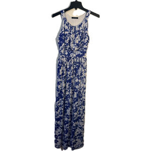 Hail3y:23 Blue and White Floral Maxi Dress – Size Small